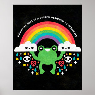 Póster haciendo lo mejor posible - imprimir