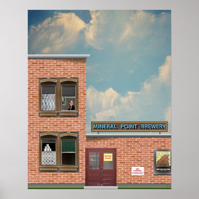 Póster ''Haciendo máscaras'' (Frente)