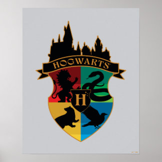 Póster HACIENTES™ Castillo Escudo Insignia para el Orgull
