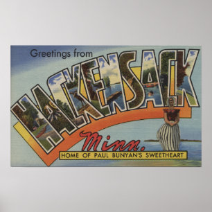 Póster Hackensack, Minnesota - escenas grandes de la