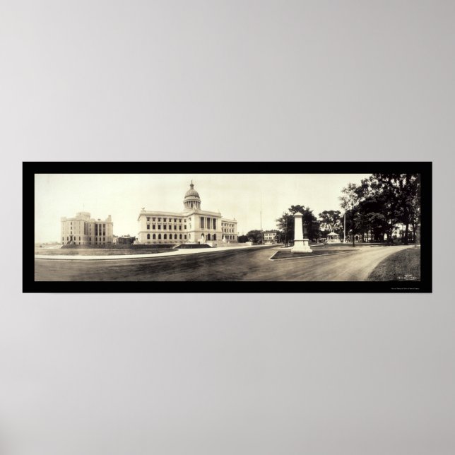 Póster Hackensack, NJ Court Photo 1913 (Frente)