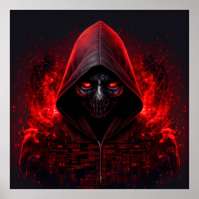 Póster hacker poster (Frente)
