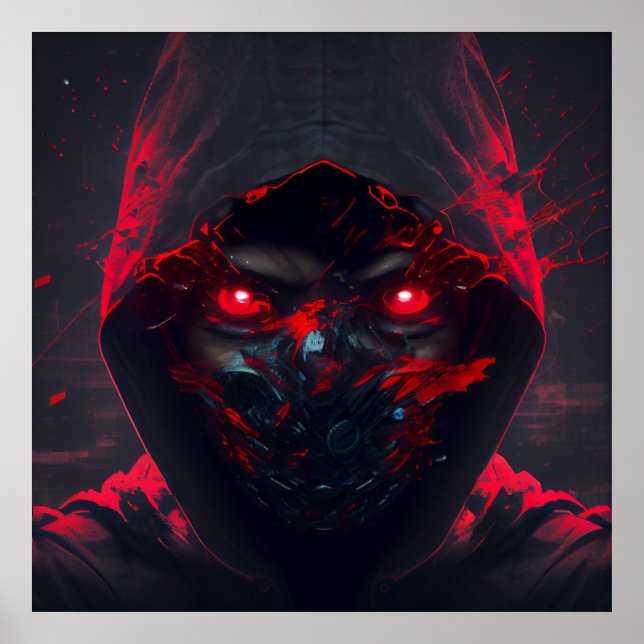 Póster hacker poster (Frente)