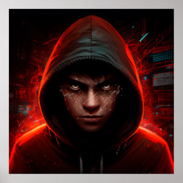 Póster hacker poster
