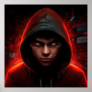Póster hacker poster