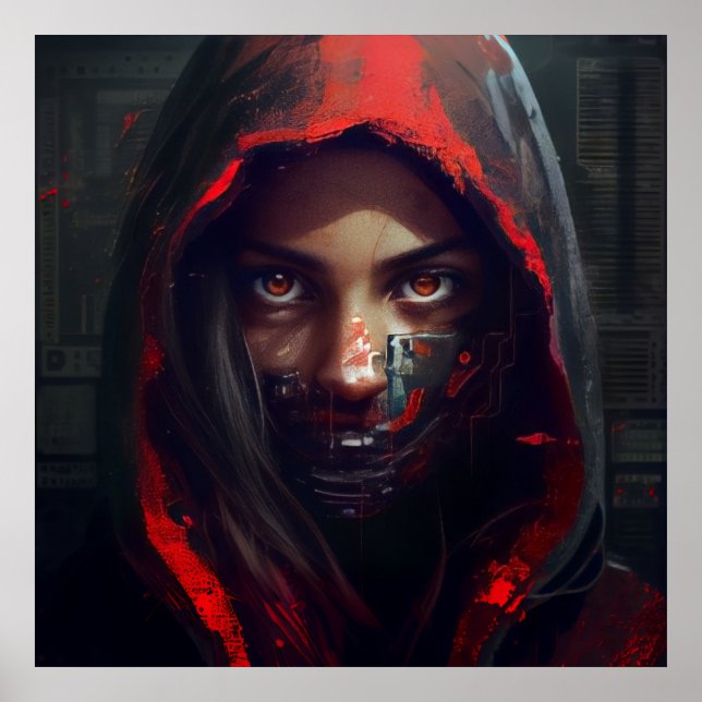 Póster hacker poster (Frente)