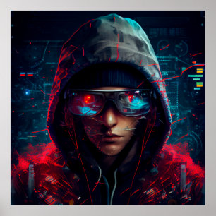 Póster hacker poster