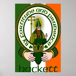 Póster Hackett Clan Motto Print