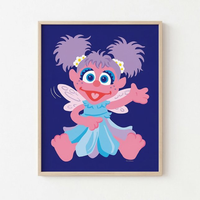 Póster Hada Abby Cadabby (Generated image of poster in frame on wall)