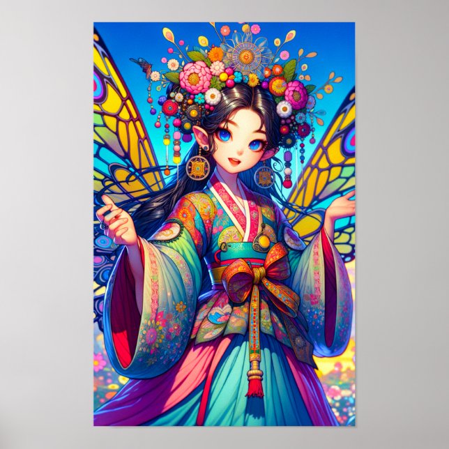 Póster Hada coreana (Frente)
