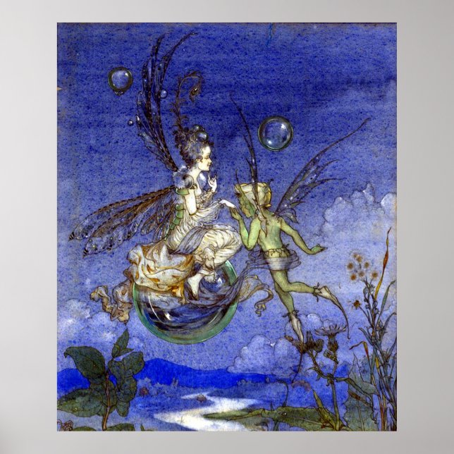 Póster Hada de cosecha en una burbuja (Frente)