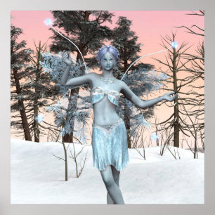 Póster Hada de Hielo