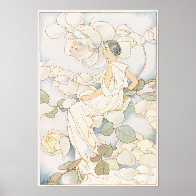 Póster Hada de las flores (1861–1897) (Frente)