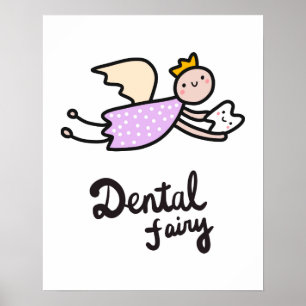 Póster Hada dental