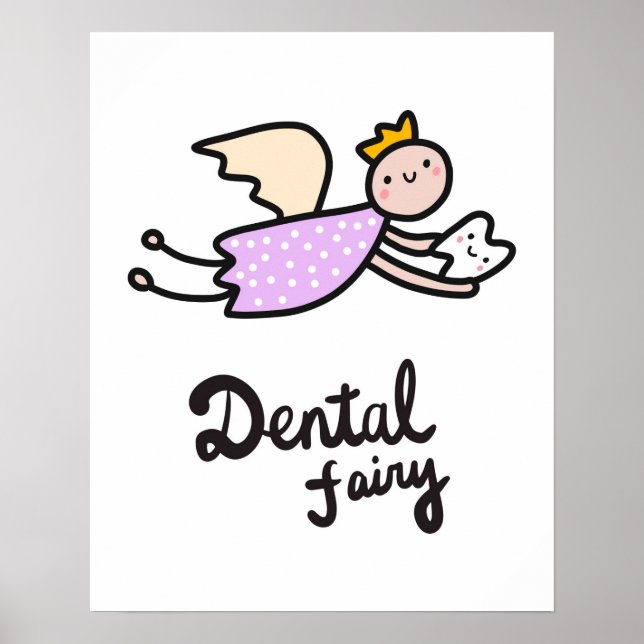 Póster Hada dental (Frente)