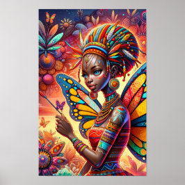 Póster Hada keniana