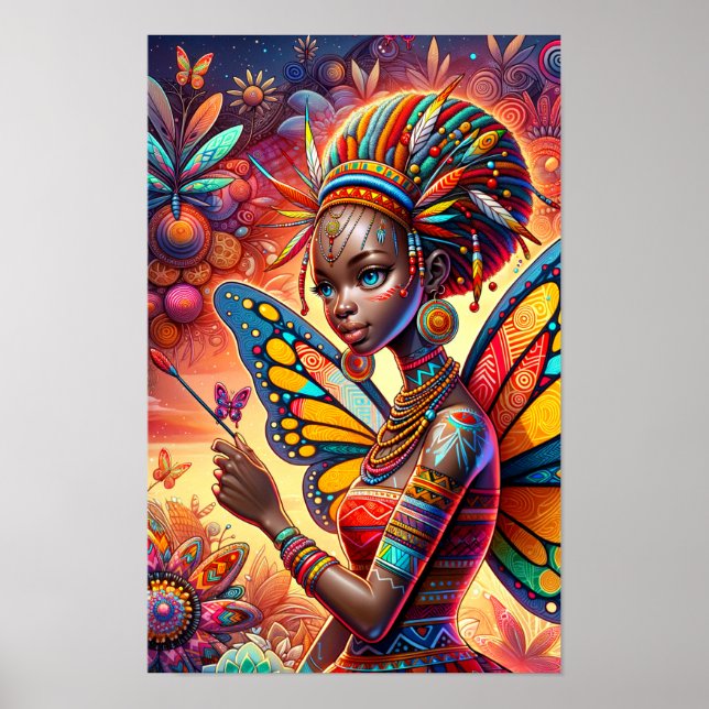 Póster Hada keniana (Frente)