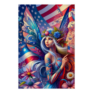 Póster Hada norteamericana de Estados Unidos