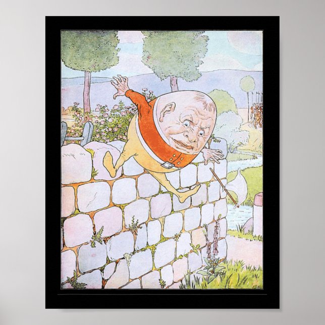 Póster Hada Retro La Gran Caída Humpty Dumpty 1 (Frente)