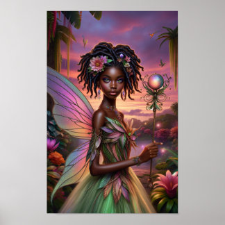 Póster Hadas africanas