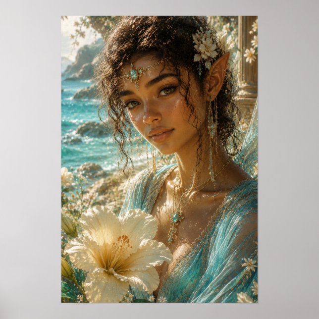 Póster Hadas de Floración Tropical: Encantadora de Brisa  (Frente)