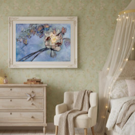 Póster Hadas de flores y mariposas por Warwick Goble