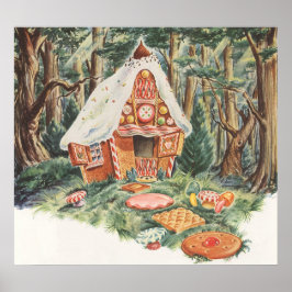 Póster Hadas de la India, Hansel y Gretel Candy House