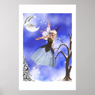 Póster Hadas de nieve