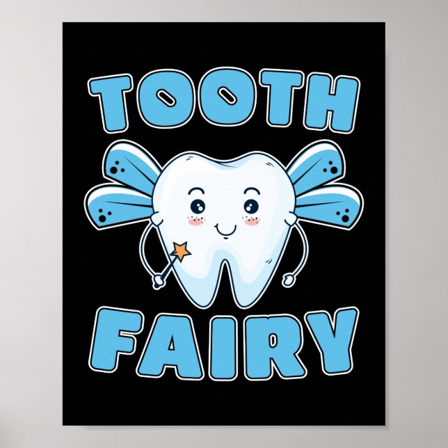Póster Hadas Dientes FUnny Dentist Dental Assistant Teeth (Frente)