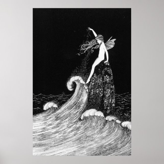 Póster Hadas en Fairyland Vintage Art (Frente)