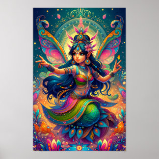 Póster Hadas indias