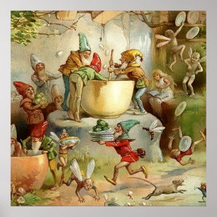 Póster “Hadas Victorianas” por E S Hardy
