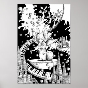 Póster Hadas y la tierra del cielo.
