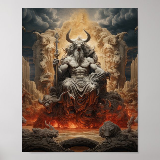 Póster Hades - Dios del Poster del submundo (Frente)