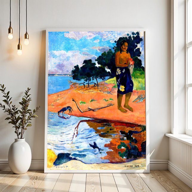 Póster Haere Pape (1892) de Paul Gauguin (Subido por el creador)