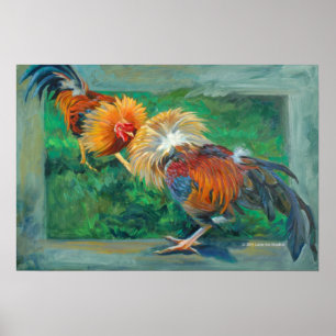 Póster Haga frente apagado