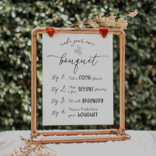 Póster Haga su propio bar de Bouquet