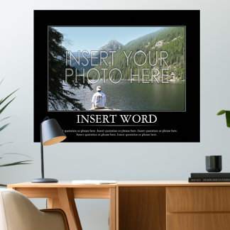 Póster Haga su propio Poster motivacional