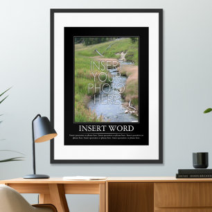 Póster Haga su propio Poster motivacional