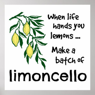 Póster Haga un lote de Limoncello