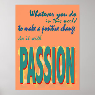 Póster Hágalo con el poster de la pasión