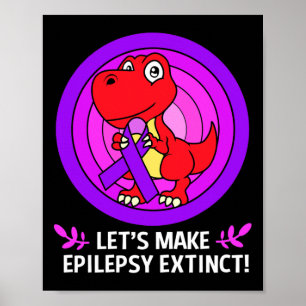 Póster Hagamos Epilepsia Extintiva Epilepsia Infantil de 