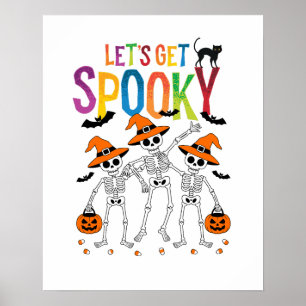 Póster Hagamos Halloween de fantasía