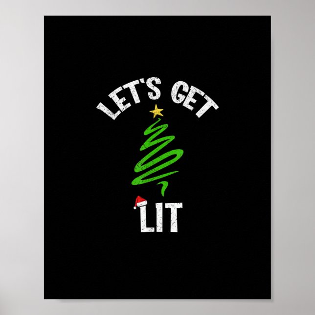 Póster Hagamos Navidades divertidos que se beban un poco (Frente)