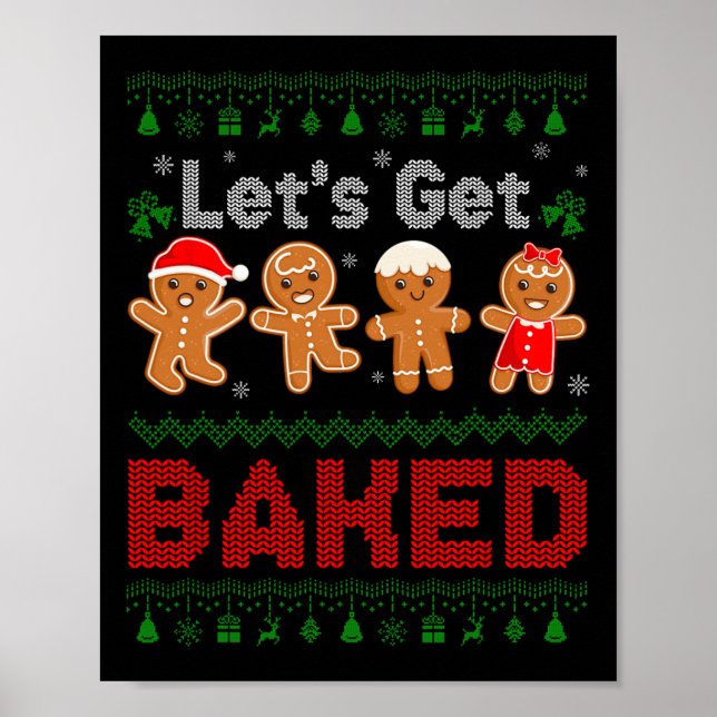 Póster Hagamos que el equipo de cocina de galletas Ginger (Frente)