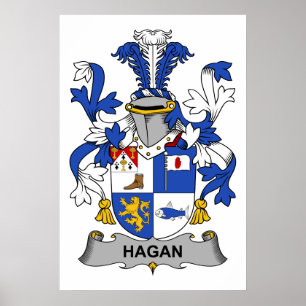 Póster Hagan Family Crest