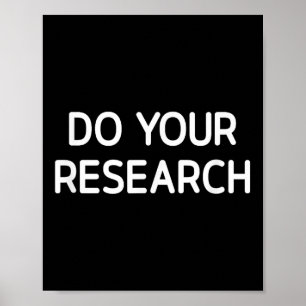 Póster Hagan su investigación, divertida, Chistes, sarcás