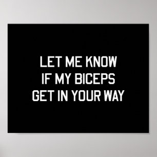 Póster Háganme Saber Si Mis Biceps Se Enfrentan