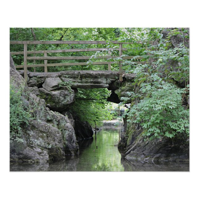 Póster Hagerstown, puente de piedra MD (Anverso)