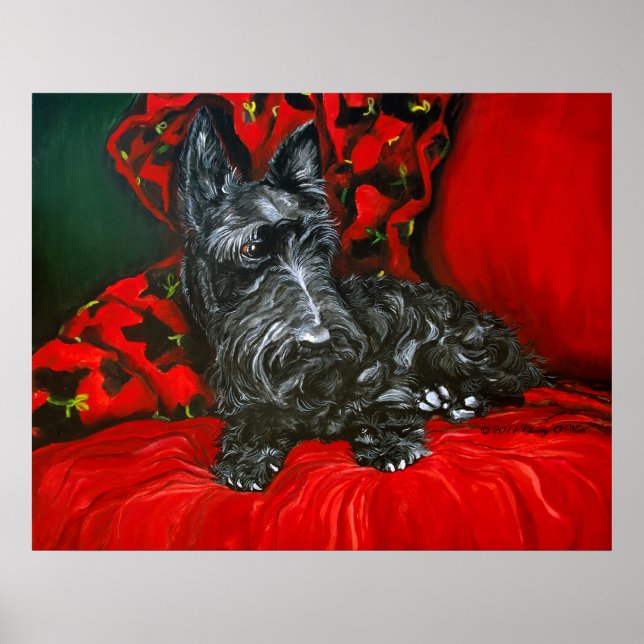 Póster Haggis the Scottish Terrier (Frente)
